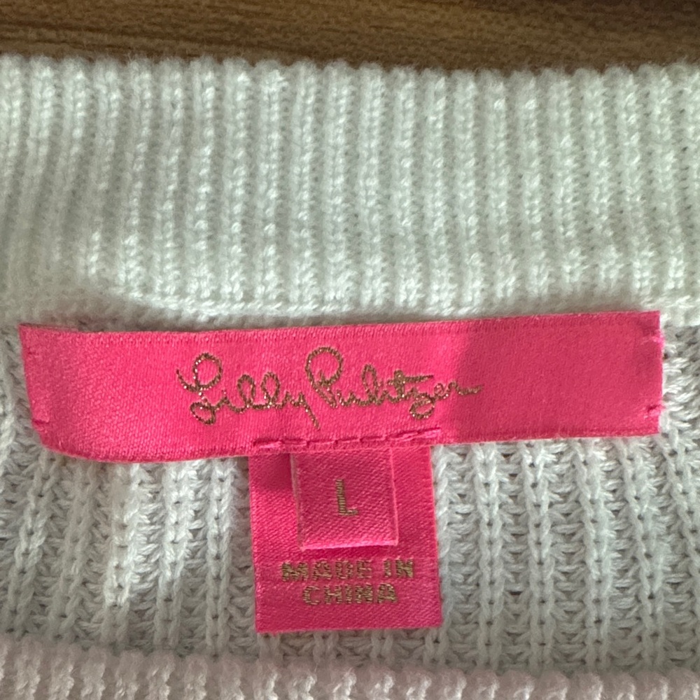 Lilly Pulitzer Cream Women's Sweater